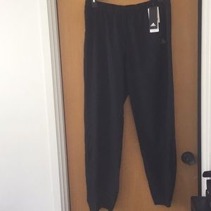 NWT Adidas Black windbreaker pants